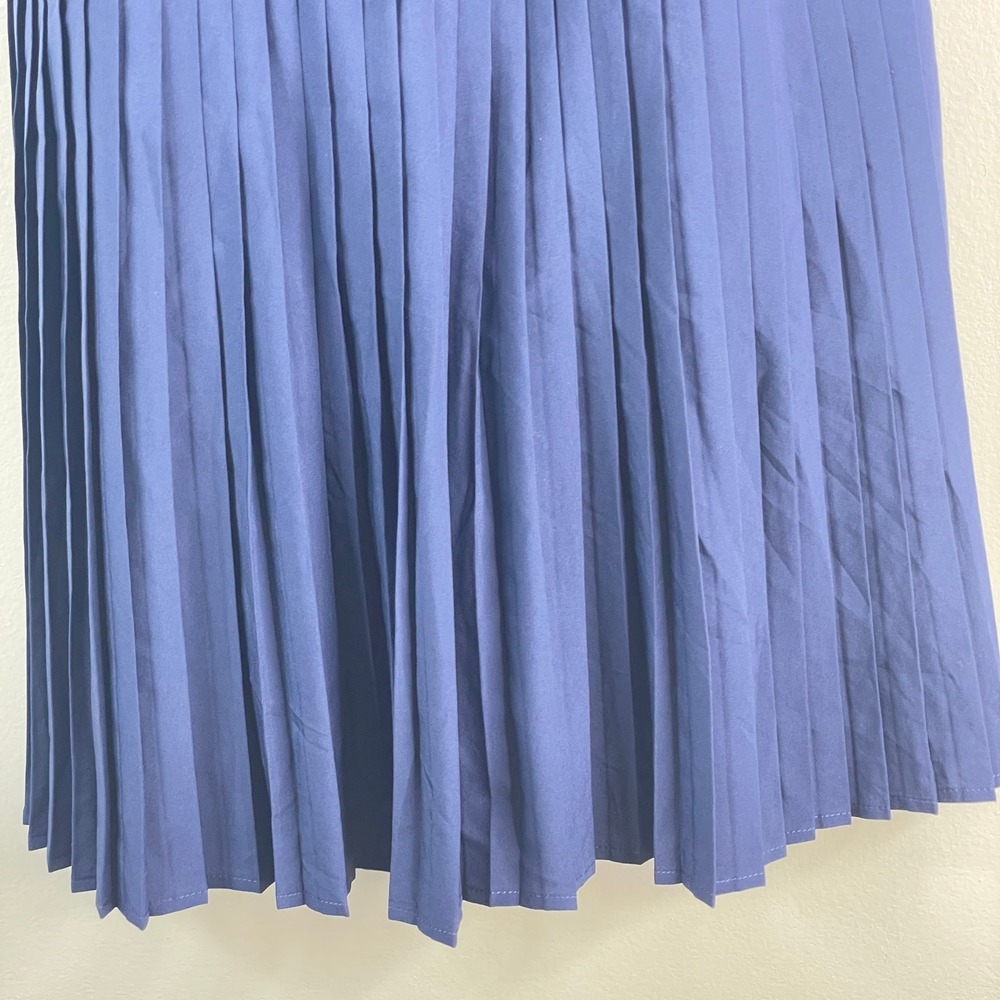 Fabletics Dress Womens Large Blue Pleated Tennis Racerback Tank Athleisure NWT - Picture 4 of 9